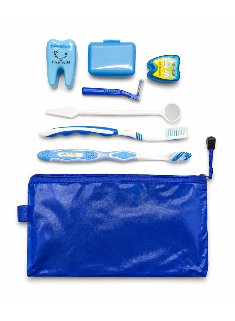 8-Piece Orthodontic Cleaning Set, Teeth Whitening, Interdental Brushes - Image 2