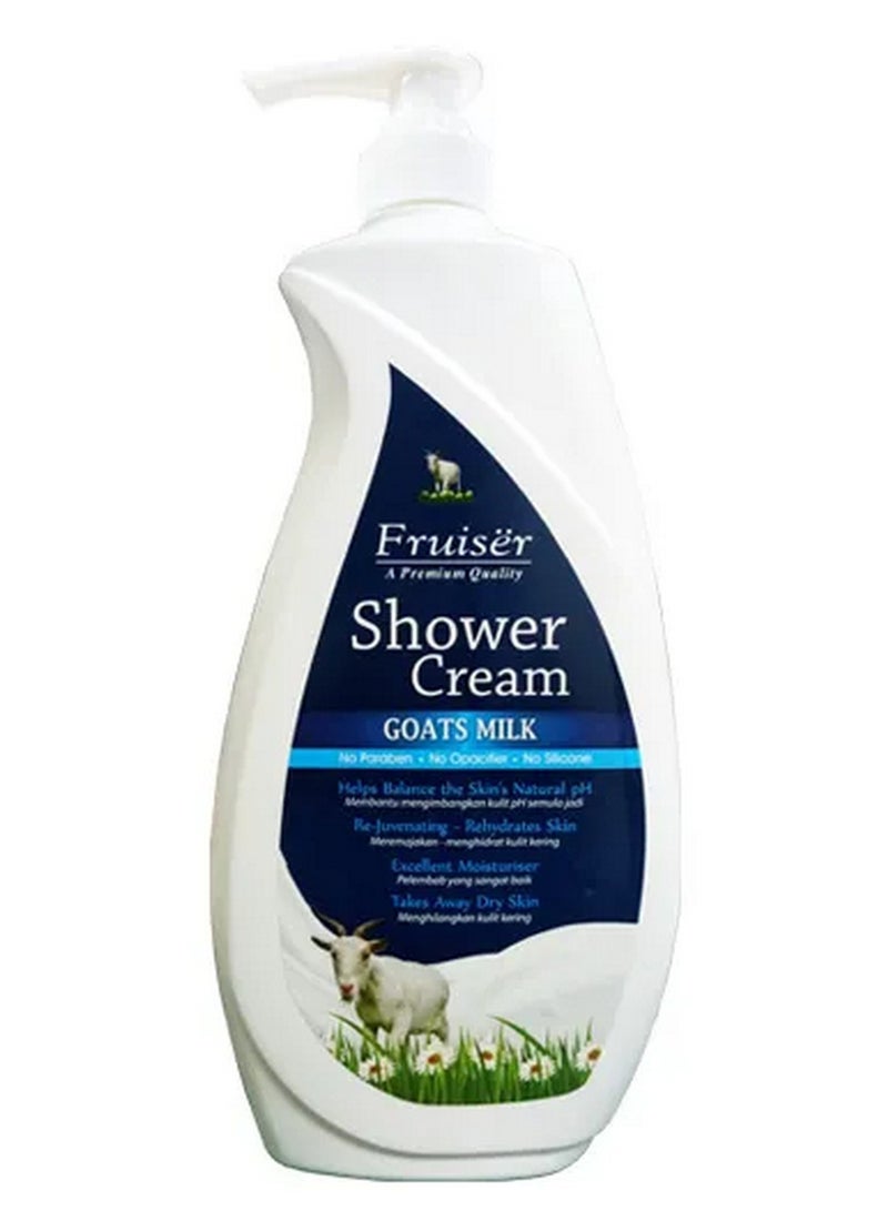 كريم استحمام مرطب بحليب الماعز 1000 مل