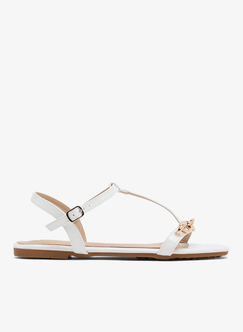 ELLA Flat Sandal With Anke Strap