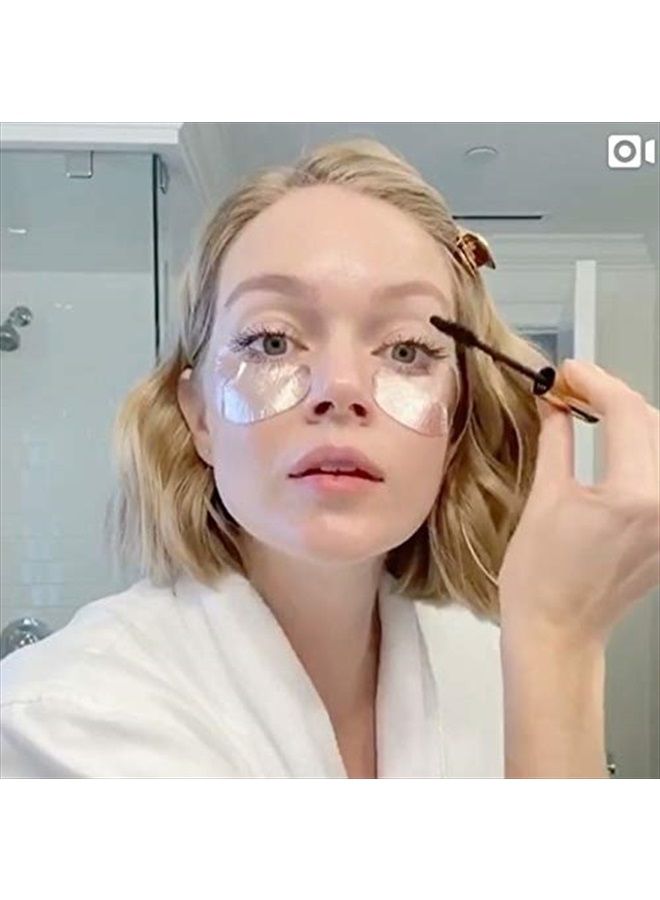 Wander Beauty Baggage Claim - Rose Gold Foil Under Eye Patches For Dark Circles and Puffiness - Under Eye Mask Depuffs & Firms - Brightening Eye Mask for Under Eye Bags (6 Pairs) - Image 5
