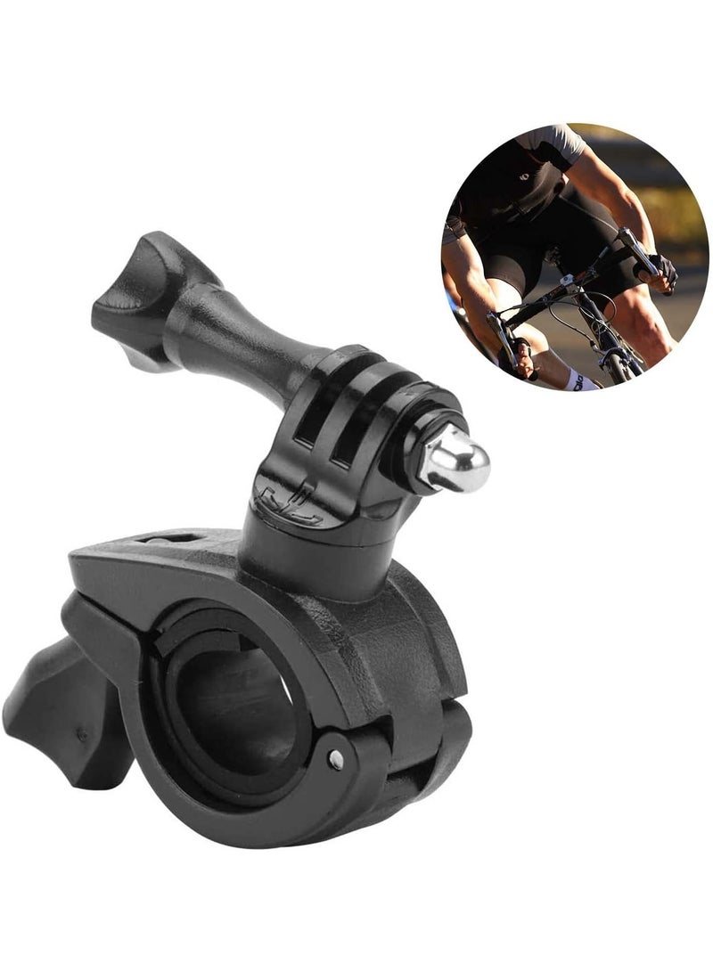 AROAQ 2 Pcs 360 Degree Rotation GoPro Bike Mount Handlebar Mounts Rotation Mounts for Gopro Hero 8 7 6 5 4 SJCAM Camera Accessories(Black)  - Image 2
