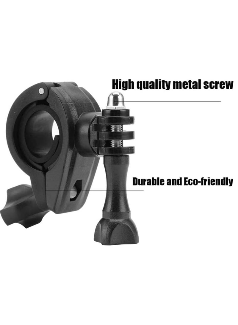 AROAQ 2 Pcs 360 Degree Rotation GoPro Bike Mount Handlebar Mounts Rotation Mounts for Gopro Hero 8 7 6 5 4 SJCAM Camera Accessories(Black)  - Image 5