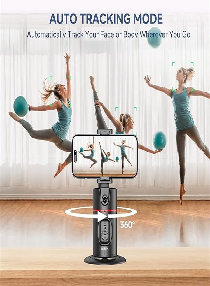 New 360 degree rotation, gimbal stabilizer, follow-up selfie desktop face tracking for real-time Vlog streaming video, with remote shutter  - Image 3