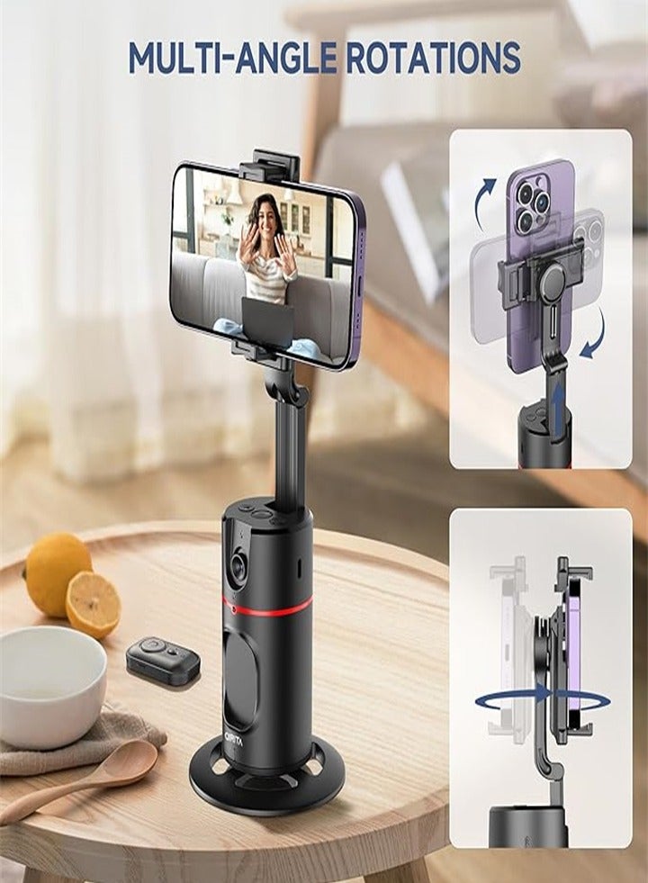 New 360 degree rotation, gimbal stabilizer, follow-up selfie desktop face tracking for real-time Vlog streaming video, with remote shutter  - Image 4