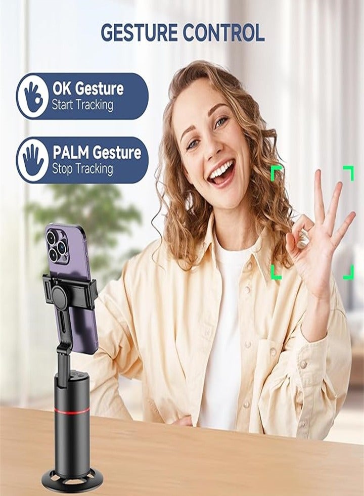 New 360 degree rotation, gimbal stabilizer, follow-up selfie desktop face tracking for real-time Vlog streaming video, with remote shutter  - Image 5