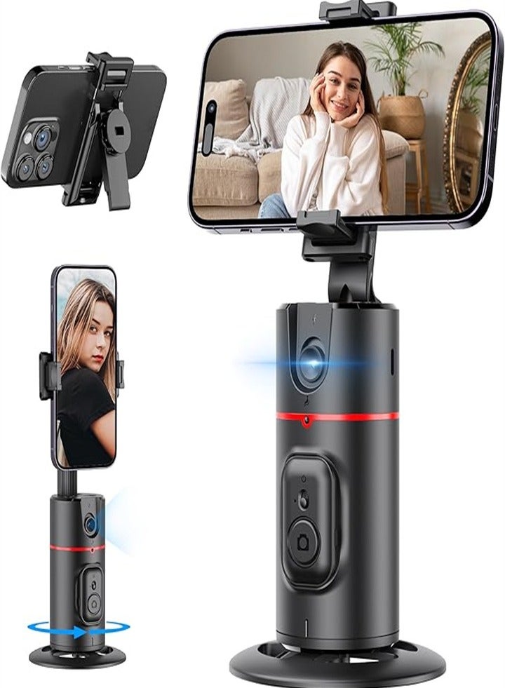 New 360 degree rotation, gimbal stabilizer, follow-up selfie desktop face tracking for real-time Vlog streaming video, with remote shutter  - Image 1