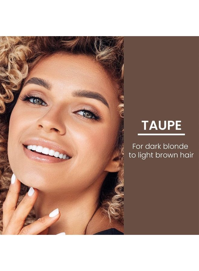 True + Luscious Brow Definer Pencil - Pomade & Powder Combo With Organic Castor Oil - Fills, Shapes Eyebrows - Waterproof - Taupe (Universal) - Image 4