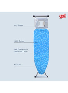 Sweet Home Sweet Home Ironing Board with Adjustable Height Mechanism Heat Resistant Foldable Ironing Board Cotton Cover Freestanding Heavy-Duty Non Slip Legs for Home, Laundry Room or Dormitory Use  - Image 4
