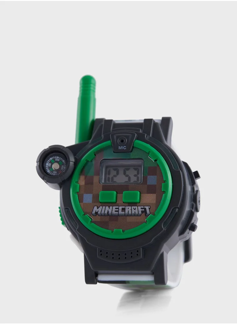 ماين كرافت Minecraft Boys Set of 2 Walkie Talkie Watch Pinted Silicone Strap, MIN40098