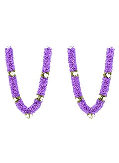 Veltic Veltic Pack of Two Medium Size Garland75cms Violet VE68V 