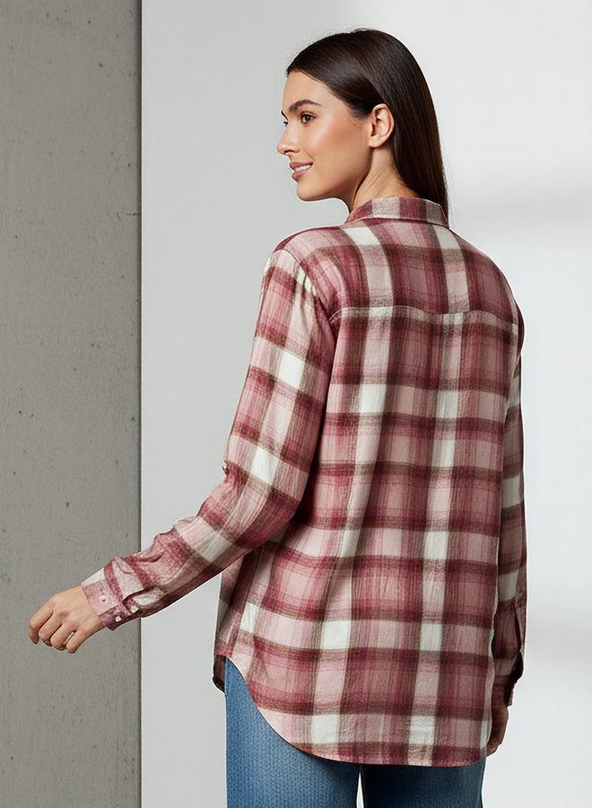 Lee Cooper Regular Fit Checked Shirt - Image 3