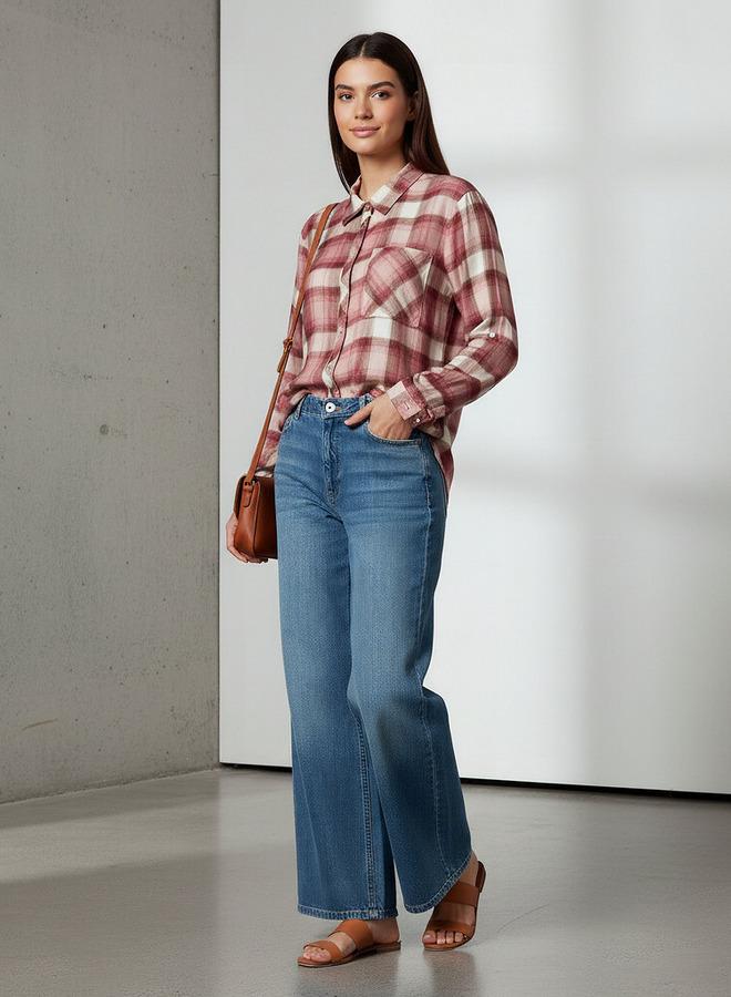 Lee Cooper Regular Fit Checked Shirt - Image 2