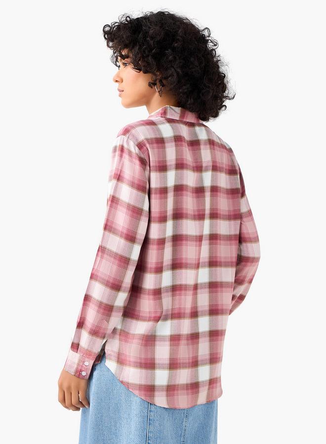 Lee Cooper Regular Fit Checked Shirt - Image 4