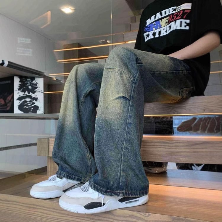Unisex Casual Daily Denim Jeans - Image 4