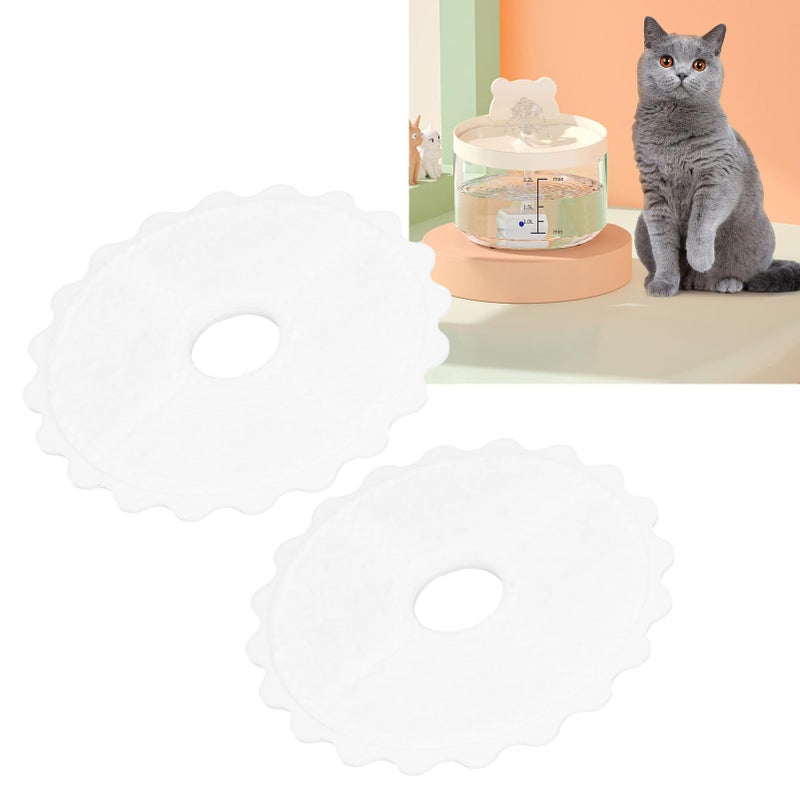 8 Pack Individually Wrapped Pet Water Fountain Filters with Cotton Activated Carbon and Ion Exchange Resin - Image 5