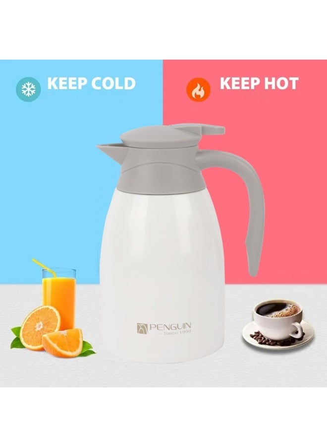 بنجوين ترمس قهوة أبيض 500 مل - Image 3