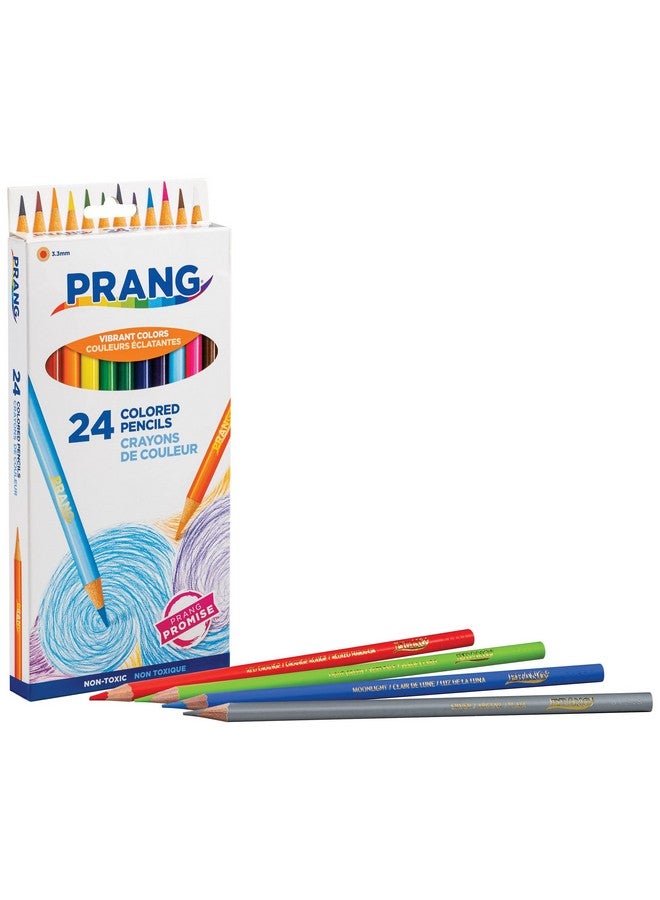Prang Colored Pencils, Assorted Colors, 3.3 Mm Core, 24 Count - Image 5