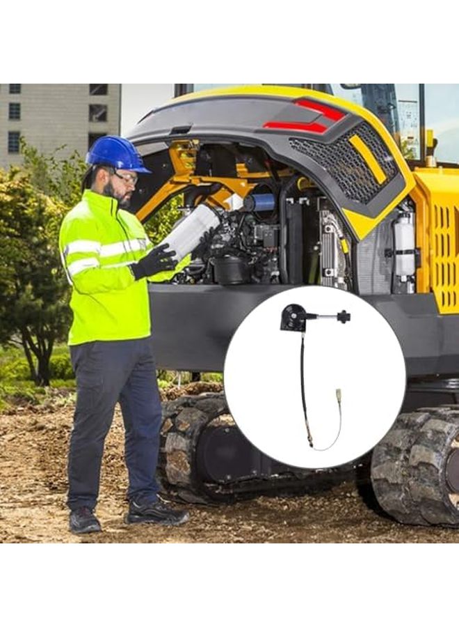 Excavator Throttle Control Cable Stainless Steel PU 0 6m For EX230 Mixers - Image 3