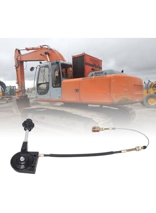 Excavator Throttle Control Cable Stainless Steel PU 0 6m For EX230 Mixers - Image 4