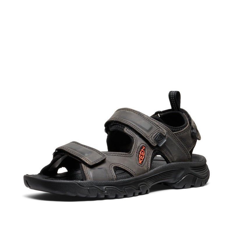 KEEN Mens Targhee 3 Open Toe Hiking Sport Sandal GreyBlack 115