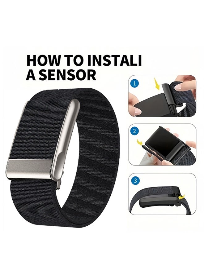 Breathable Stretchy Nylon Replacement Wrist Compatible with Whoop Strap 5.0 MG, Ultra-Soft Sweatproof, Sports Loop Strap for Men & Women with Metal Frame Connector - Image 5