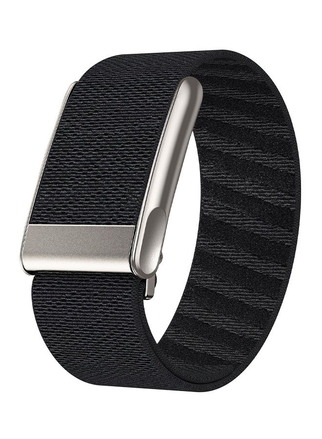 Breathable Stretchy Nylon Replacement Wrist Compatible with Whoop Strap 5.0 MG, Ultra-Soft Sweatproof, Sports Loop Strap for Men & Women with Metal Frame Connector - Image 1