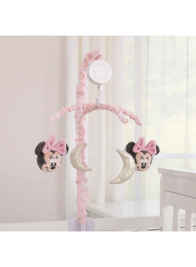 NoJo Disney Minnie Mouse Twinkle Twinkle Minnie Pink, White and Metallic Gold Musical Mobile - Image 2