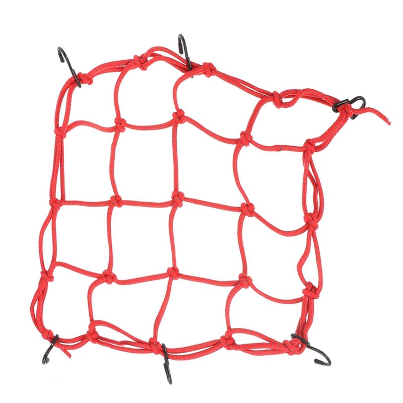 Motorcycle Helmet Elastic Net Rope With Reflective Latex Strip And Adjustable Hooks For Cargo Storage Secure Night Riding - Image 2
