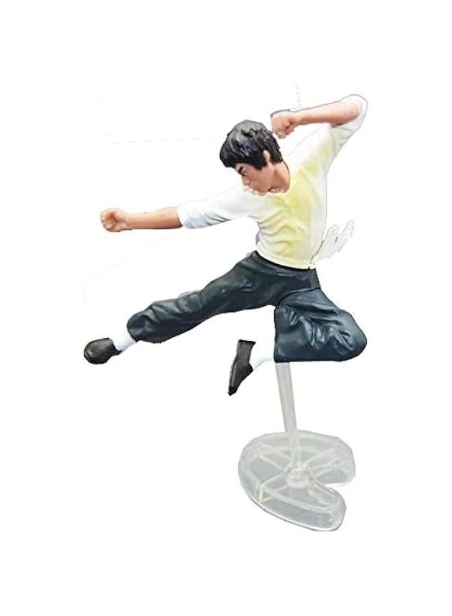 Palmetto Houseares Bruce Lee Figurine 4PCS Collection Set, Average Height of 4 Inch Hard Plastic Resin Figurine, Master of Chinese Kong Fu Martial Arts Ideal Collection Deco Set - Image 5