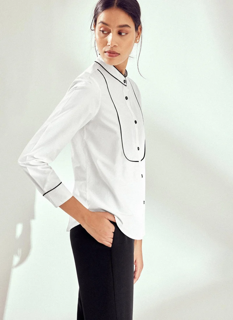 The Label Life Piping Bib Shirt
