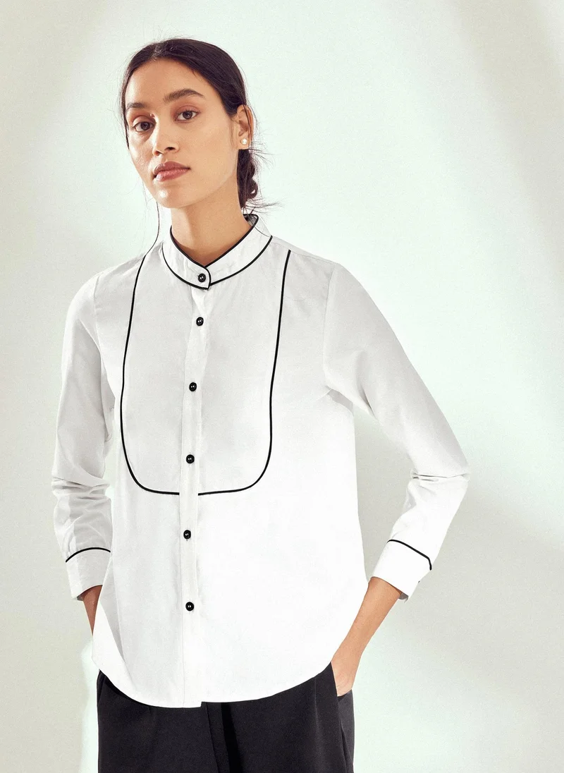 The Label Life Piping Bib Shirt