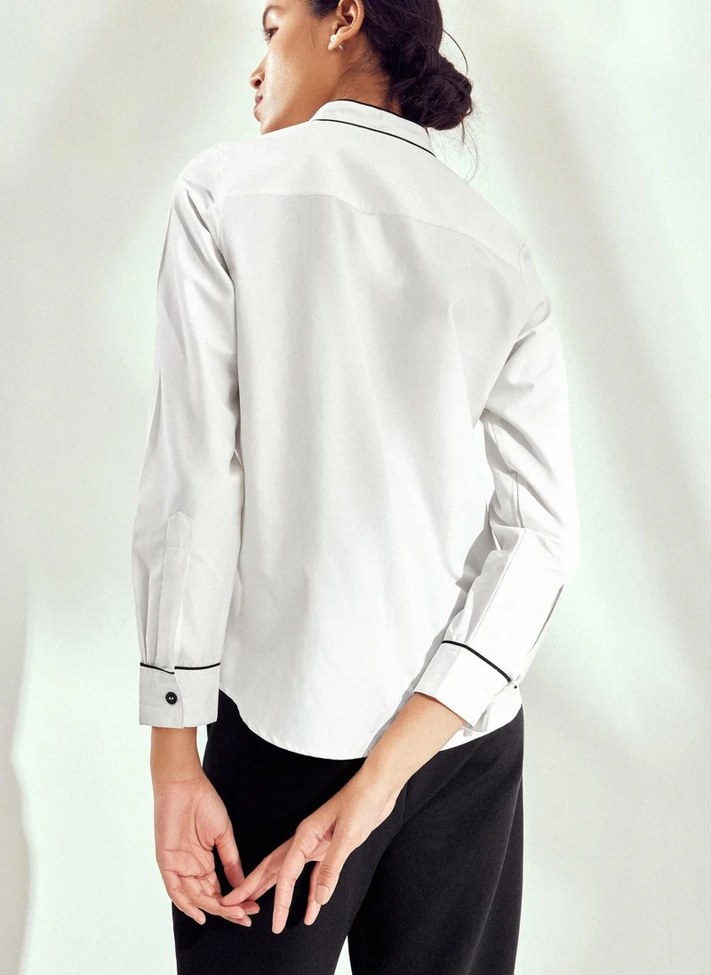 The Label Life Piping Bib Shirt