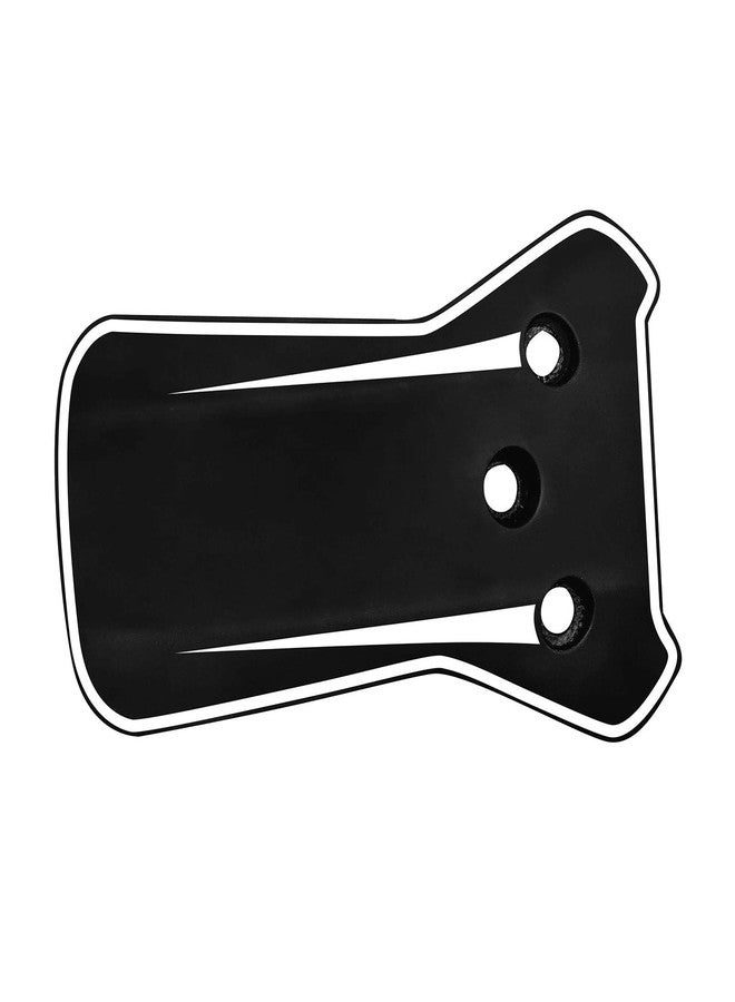 Champro HX Two-Tone Jaw Guard, Black,White, Model Number: HX2GB - Image 1