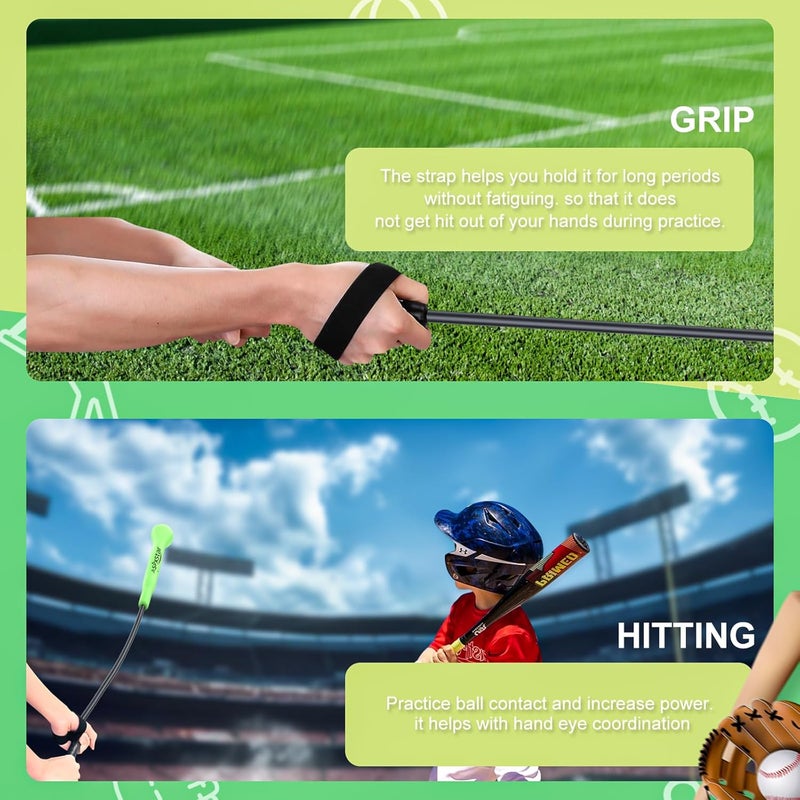 Asyxstar Baseball Hitting Trainer - Baseball and Softball Hitting Stick - Image 3
