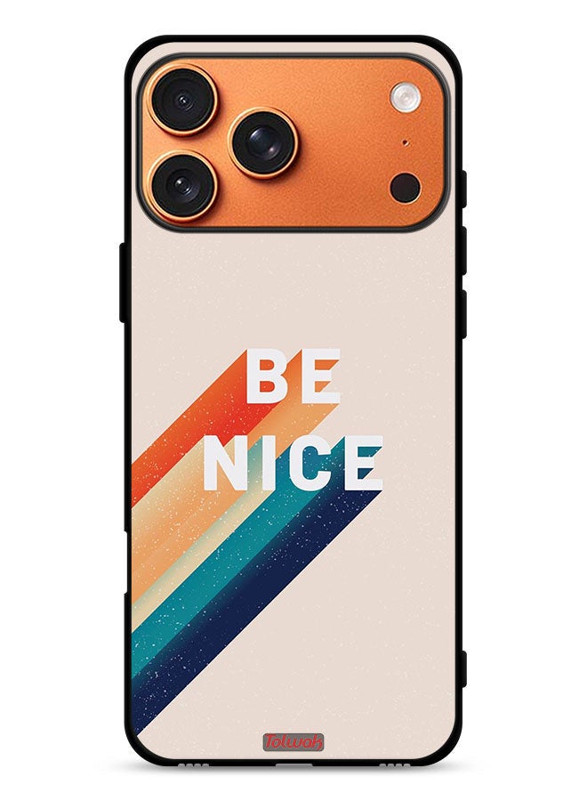 Tolwak Apple iPhone 17 Pro Max Protective Case Cover Be Nice - Image 1