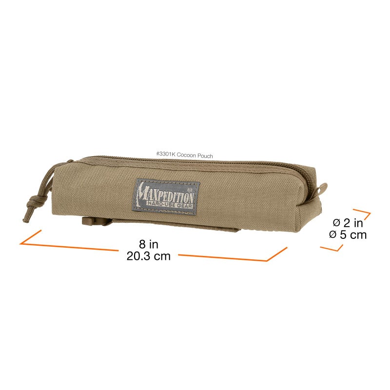 Maxpedition Maxpedition Gear Cocoon Pouch, Khaki, Medium  - Image 2