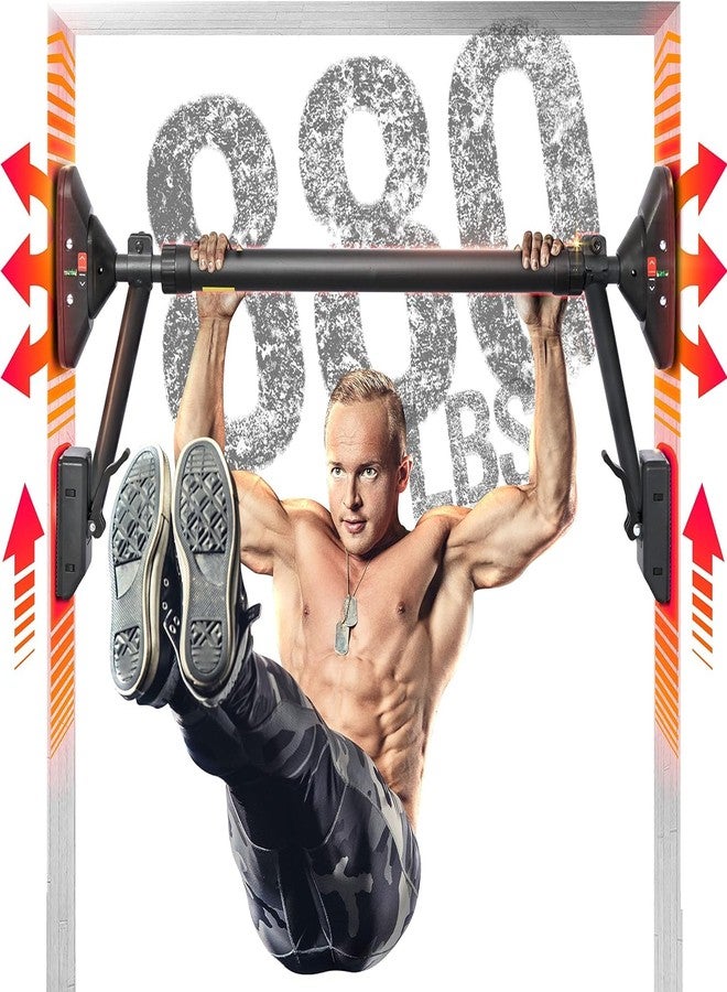 E-Jet Pull Up Bar/Chin up bar Upper Body Workout Bar, Super load-bearing: Dual Security Locking, Two-way Support Fitness Strength Training Equipment - Image 1