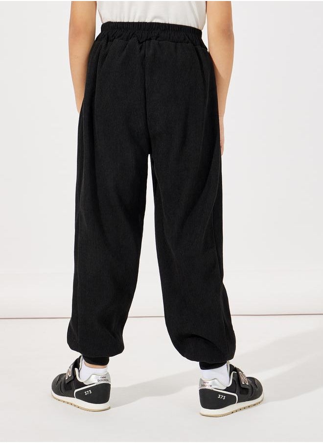 Styli - Patch Design Corduroy Joggers - Image 1