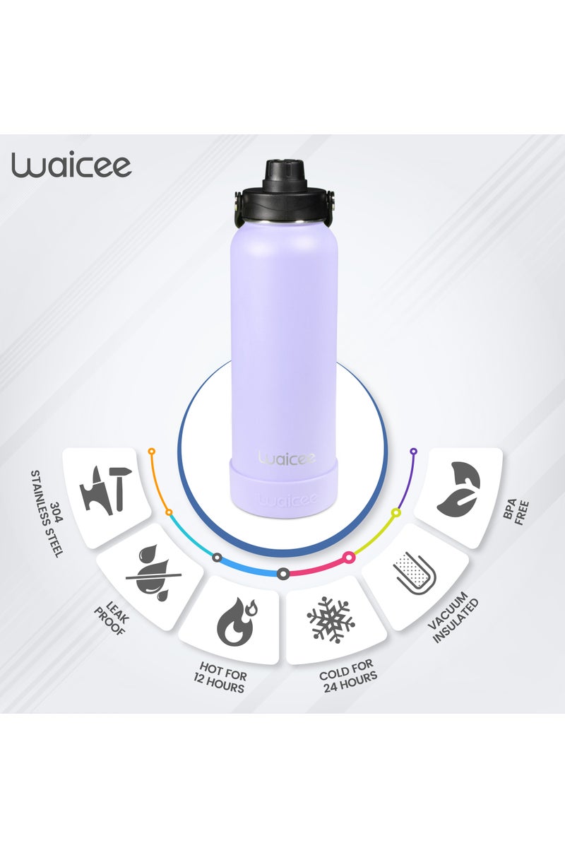 WAICEE Thistle Purple Reusable Bottle – 40oz / 1200ml - Image 2