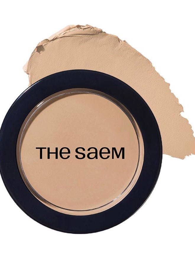 the SAEM [the SAEM] Color Perfection Pot Concealer 4g # Clear Beige - Instantly Adhering High Adherence & Coverage, Tight and Matte Fitting Long Lasting Balm Concealer - Image 1