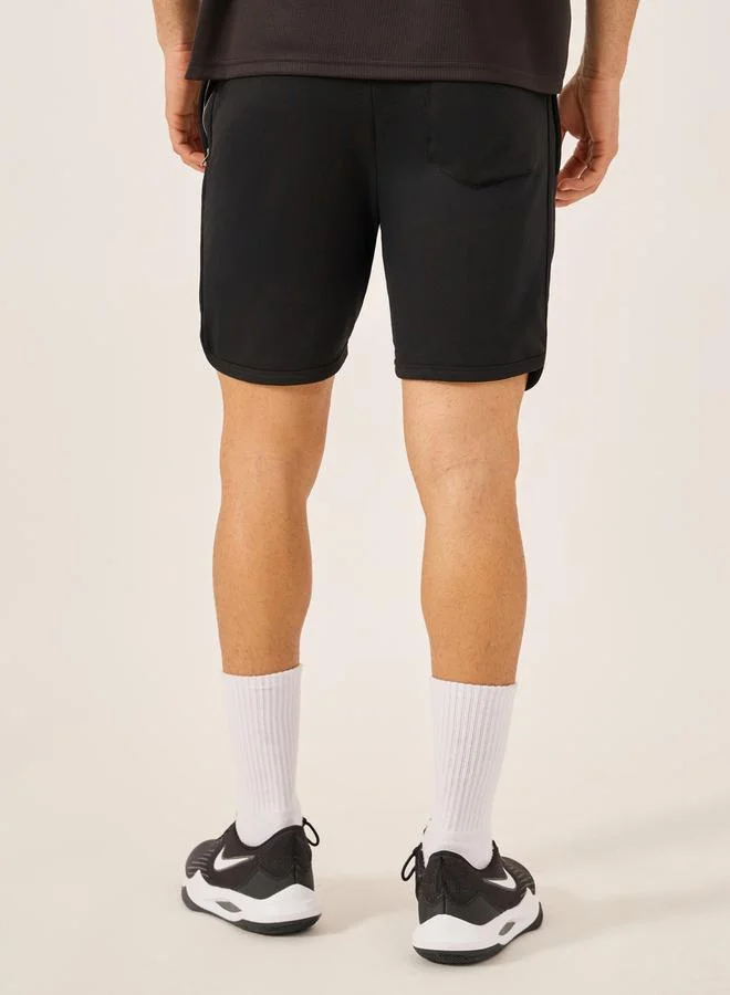 Styli Fleece Cycling Shorts with Drawstring