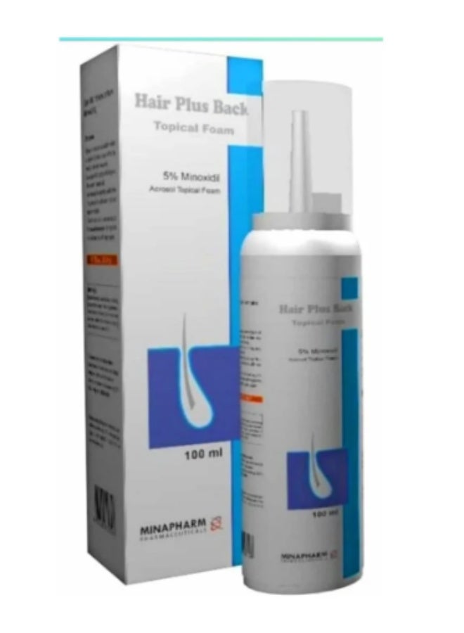 Hair Back Plus 5% Topical Foam 100ML