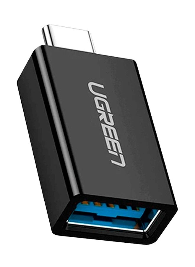 يوجرين إيكو محول من النوع C ذكر إلى USB 3.0 أنثى من Ugreen US173 (20808) باللون الأسود - Image 1