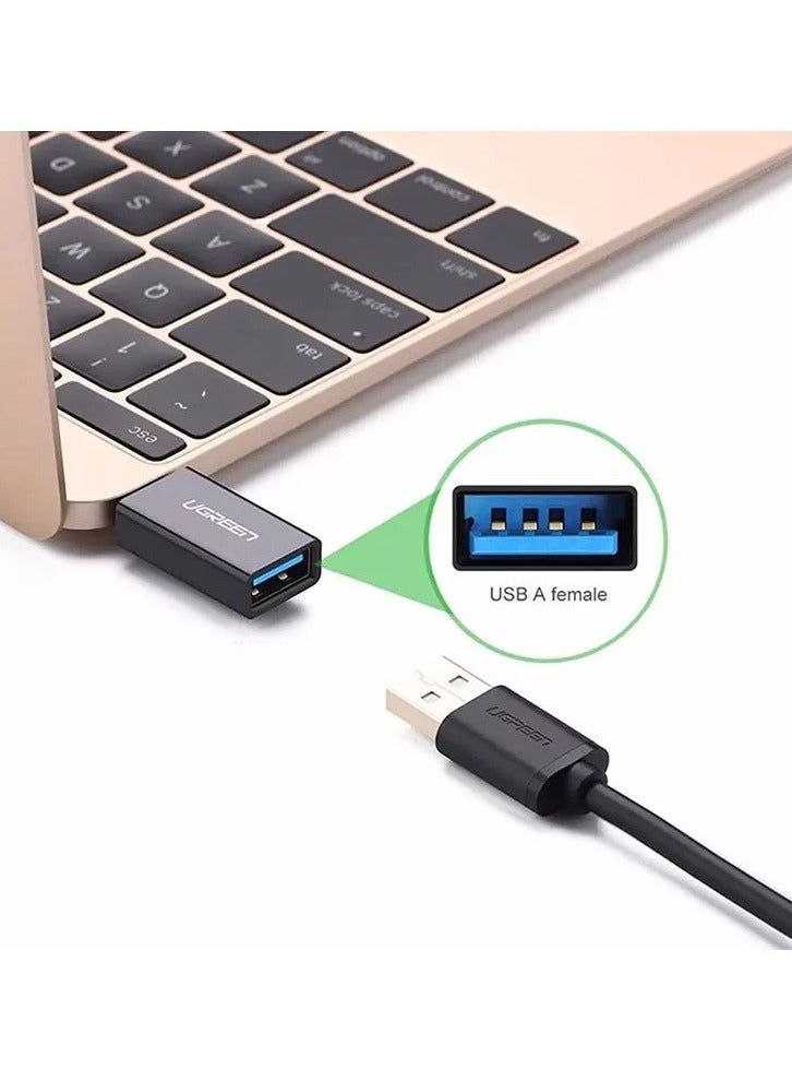 يوجرين إيكو محول من النوع C ذكر إلى USB 3.0 أنثى من Ugreen US173 (20808) باللون الأسود - Image 3
