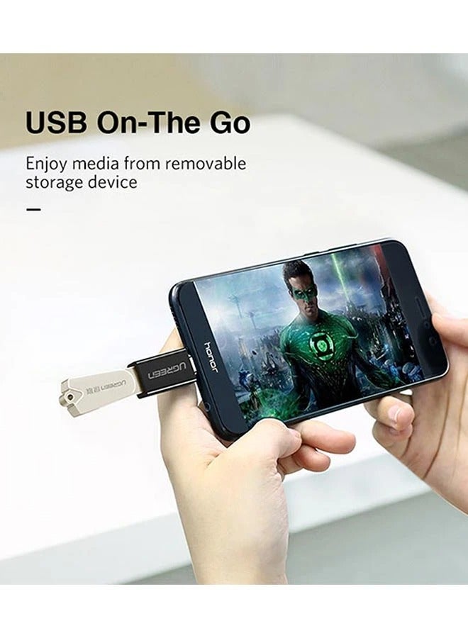 يوجرين إيكو محول من النوع C ذكر إلى USB 3.0 أنثى من Ugreen US173 (20808) باللون الأسود - Image 5