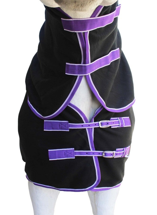 Challenger 76" Horse Sheet Polar Fleece Cooler Exercise Blanket Wicks Moisture 4391N - Image 3