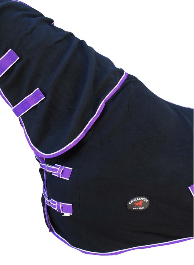 Challenger 76" Horse Sheet Polar Fleece Cooler Exercise Blanket Wicks Moisture 4391N - Image 2