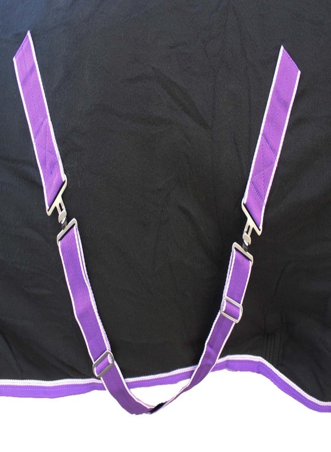 Challenger 76" Horse Sheet Polar Fleece Cooler Exercise Blanket Wicks Moisture 4391N - Image 4