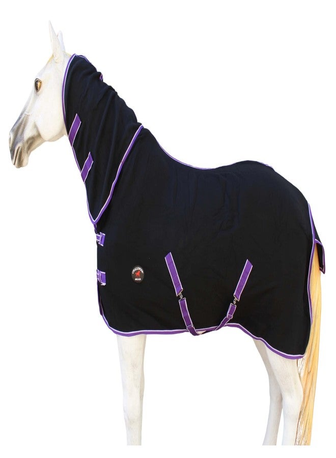 Challenger 76" Horse Sheet Polar Fleece Cooler Exercise Blanket Wicks Moisture 4391N - Image 1