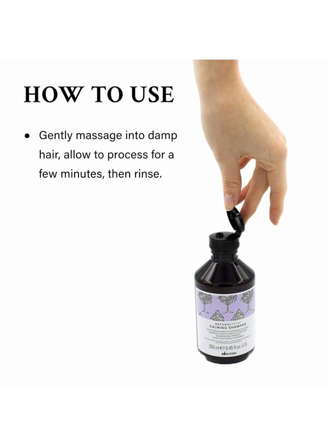 Davines Naturaltech CALMING Shampoo, Gentle Cleansing While Relieving Itch In Sensitive Scalps, 8.45 Fl. Oz. - Image 4